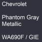 Preview: Chevrolet, Phantom Gray Metallic, WA690F / GIE.